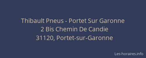 Thibault Pneus - Portet Sur Garonne