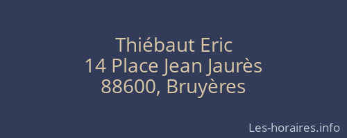 Thiébaut Eric