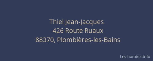 Thiel Jean-Jacques