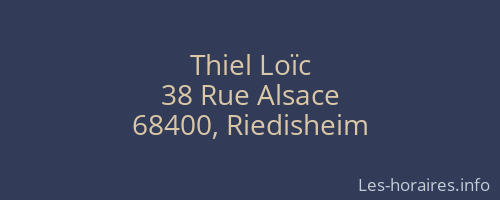 Thiel Loïc