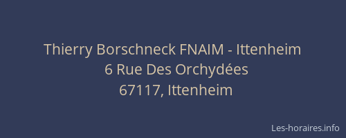 Thierry Borschneck FNAIM - Ittenheim