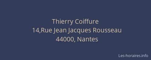 Thierry Coiffure