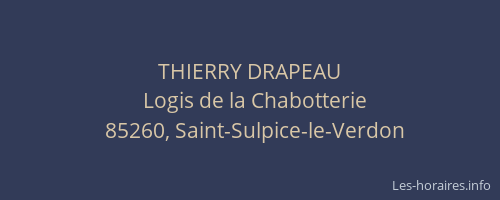 THIERRY DRAPEAU