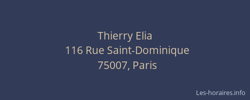 Thierry Elia