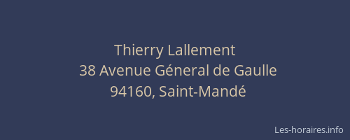 Thierry Lallement