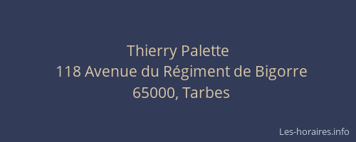 Thierry Palette