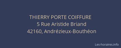 THIERRY PORTE COIFFURE