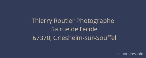 Thierry Routier Photographe