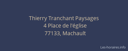 Thierry Tranchant Paysages