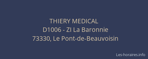 THIERY MEDICAL