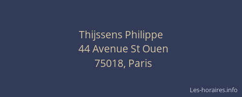 Thijssens Philippe