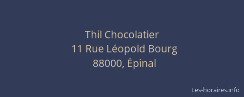 Thil Chocolatier