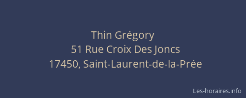 Thin Grégory