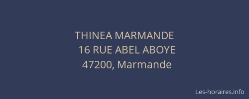 THINEA MARMANDE