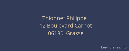 Thionnet Philippe