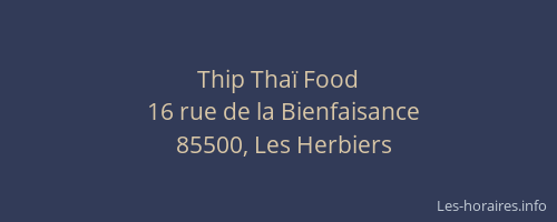 Thip Thaï Food