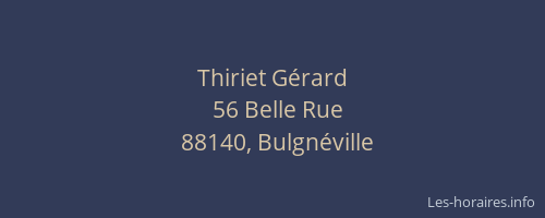 Thiriet Gérard