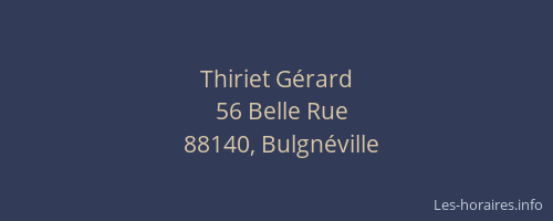 Thiriet G&eacute;rard