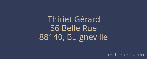 Thiriet Gérard