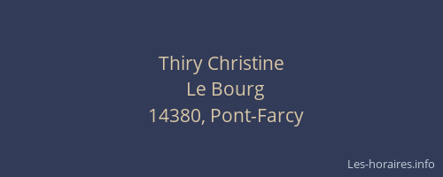 Thiry Christine