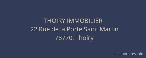 THOIRY IMMOBILIER