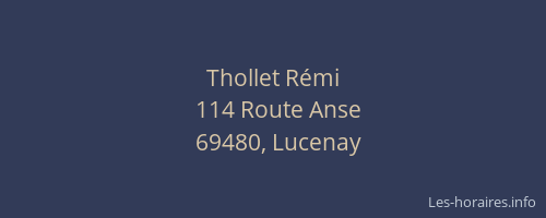 Thollet Rémi