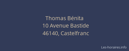 Thomas Bénita