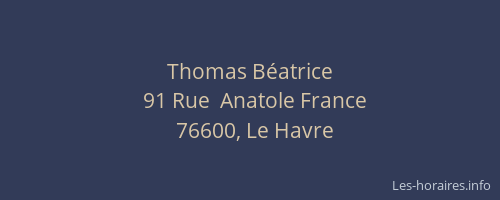 Thomas Béatrice