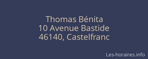Thomas Bénita