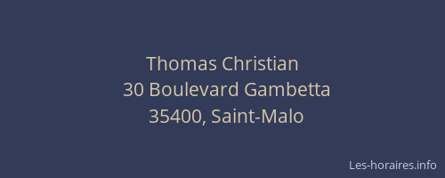 Thomas Christian