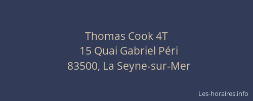 Thomas Cook 4T