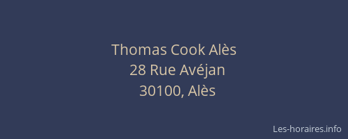 Thomas Cook Alès