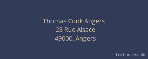 Thomas Cook Angers