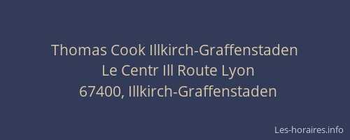 Thomas Cook Illkirch-Graffenstaden