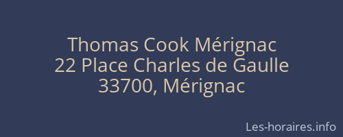 Thomas Cook Mérignac