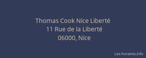 Thomas Cook Nice Liberté