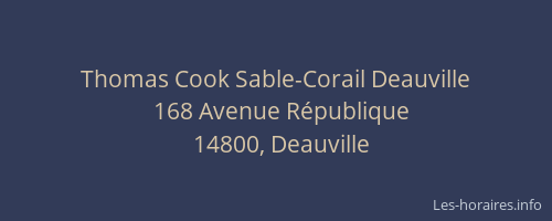 Thomas Cook Sable-Corail Deauville