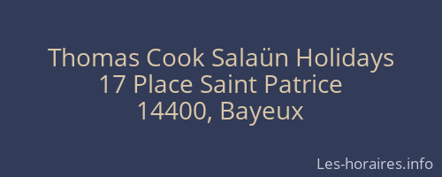 Thomas Cook Salaün Holidays