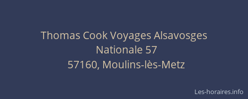 Thomas Cook Voyages Alsavosges