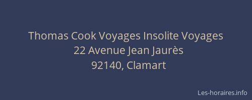 Thomas Cook Voyages Insolite Voyages