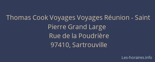 Thomas Cook Voyages Voyages Réunion - Saint Pierre Grand Large