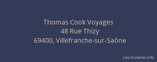 Thomas Cook Voyages