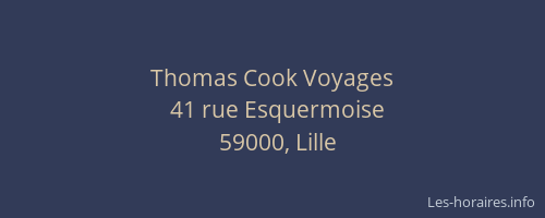 Thomas Cook Voyages