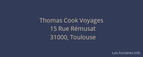 Thomas Cook Voyages