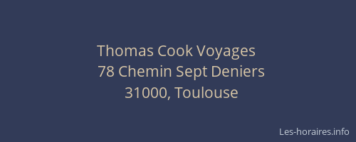 Thomas Cook Voyages 