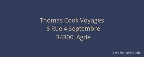 Thomas Cook Voyages