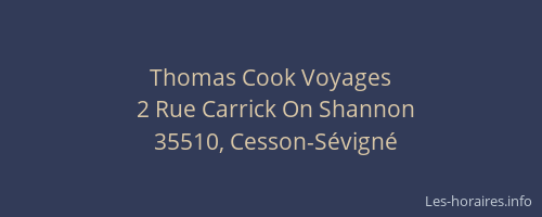 Thomas Cook Voyages