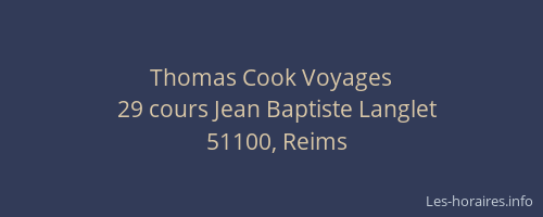 Thomas Cook Voyages