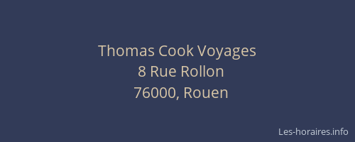 Thomas Cook Voyages