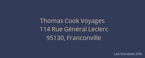 Thomas Cook Voyages